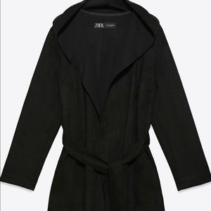 Zara faux suede jacket